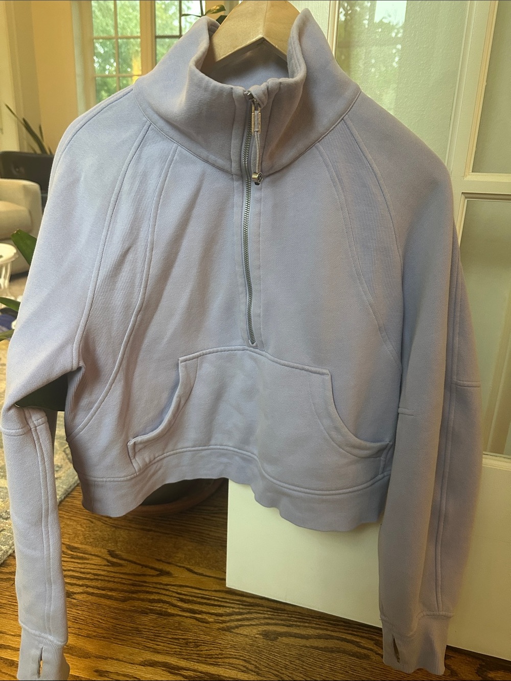 Lululemon Lavender Half-Zip Pullover Sweater - Women